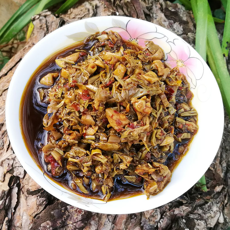 恩施下饭菜香椿芽儿野椿芽湖南湖北土家开胃菜凉拌香椿芽