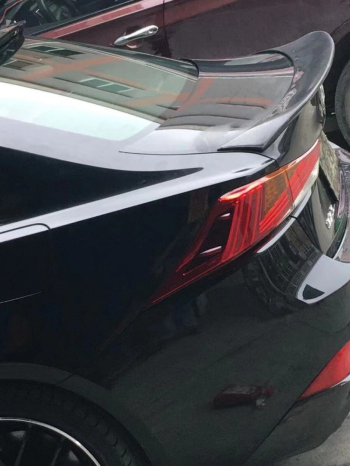 LEXUS 13 17 IS300IS200T 수정된 ARTISAN 탄소 섬유 리어 윙 PSM R 스타일 압력 윙에 적합