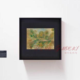 雷诺阿丨林塘清梦 复刻版画小众装饰挂画简约艺术中古高级感挂画