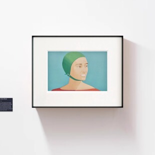 Alex Katz丨The Green Cap  版画小众装饰画现代简约艺术高级挂画
