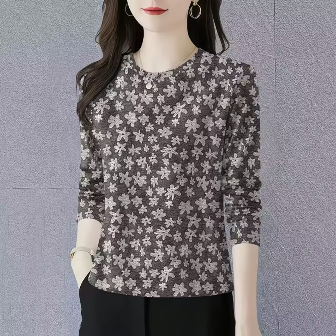 时尚妈妈装遮肚洋气T恤衫