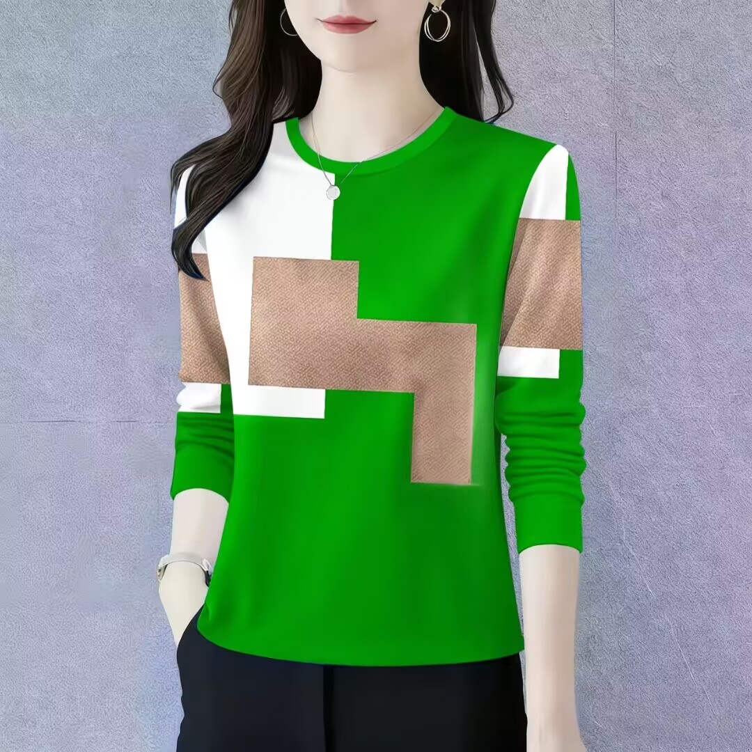 时尚妈妈装遮肚洋气T恤衫