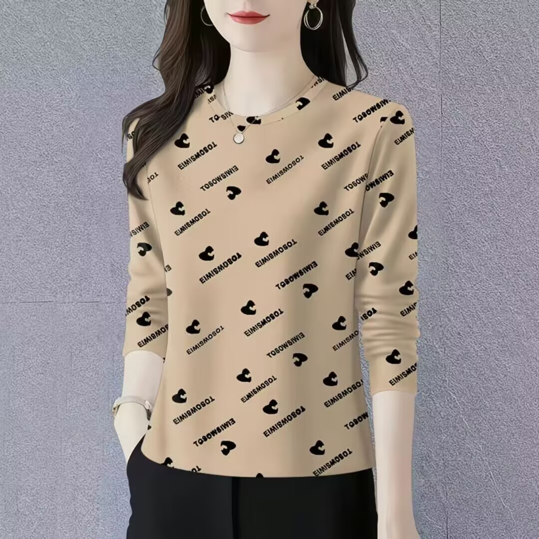 时尚妈妈装遮肚洋气T恤衫