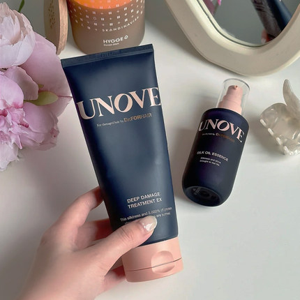 韩国UNOVE柔顺修护发膜深层护理护发精油精华改善受损发质护发素
