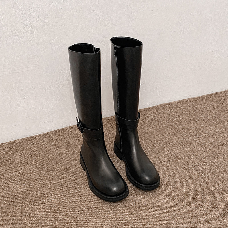 BOOTS ANN MARTIN BOOTS WOMENS BOOTS DETACHABLE TWO WEAR BOOTIES SLEEVE BOOTS HIGH BOOTS LEATHER KNIGHT BOOTS BIKER BOOTS