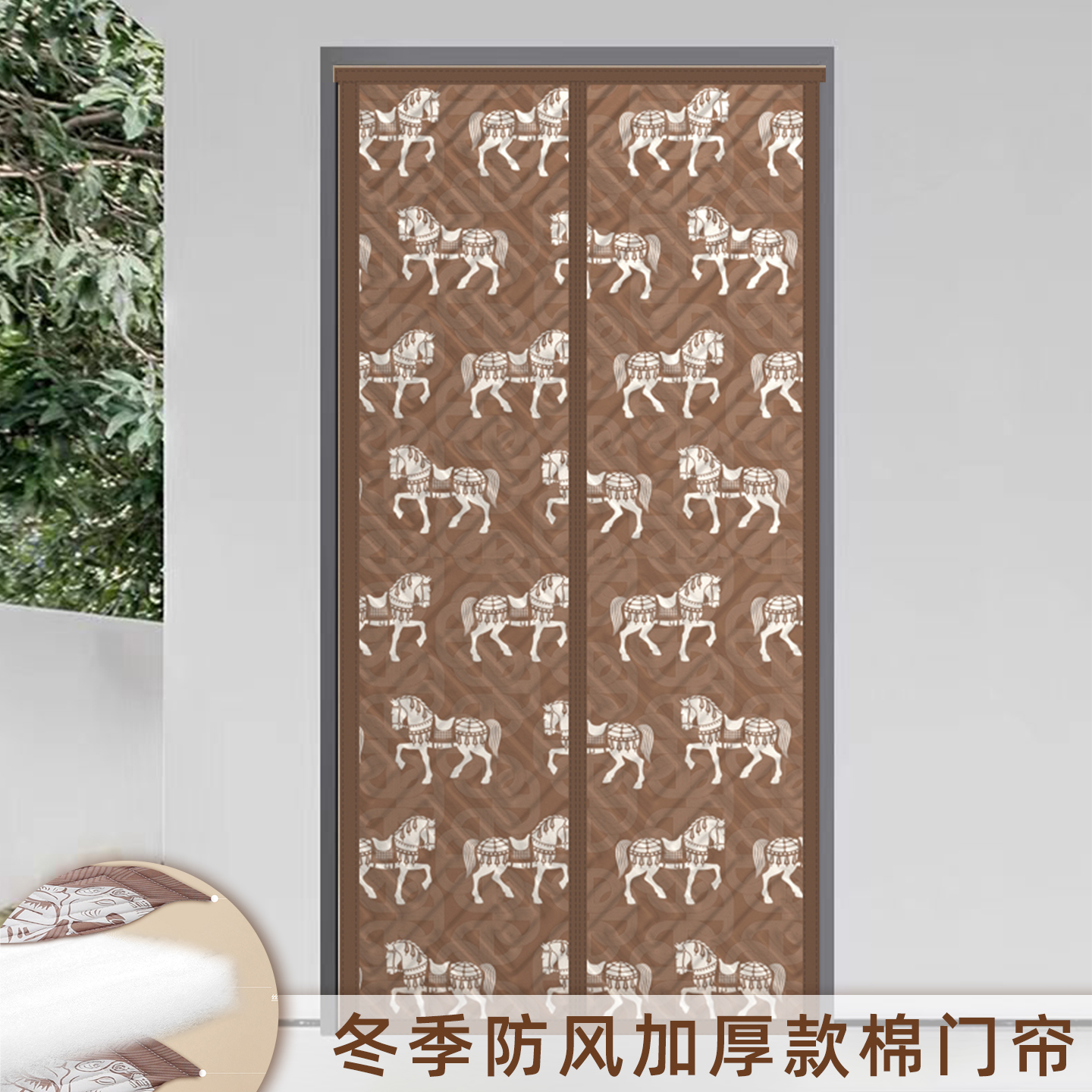 2025新款棉门帘防风防寒保暖