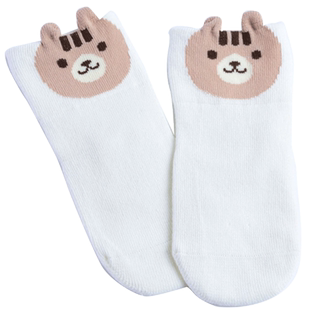 Matsunaga儿童棉袜1岁小童中筒袜子宝宝袜6-12个月婴儿袜
