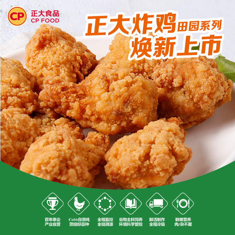 正大金粉鸡翅根鸡排鸡块韩式脆皮炸鸡油炸半成品速冻油炸小吃家用图片