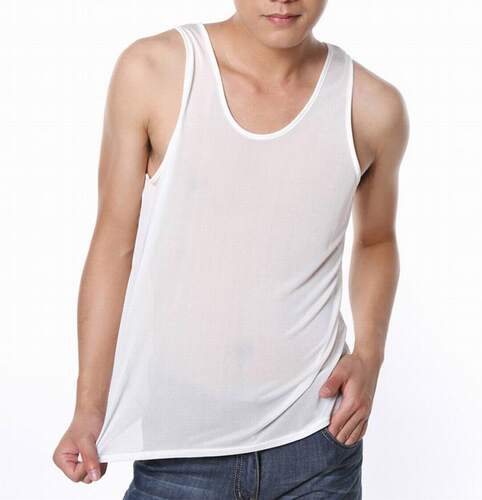 纯真丝针织 男士背心 夏季背心 桑蚕丝背心 薄款有3xl