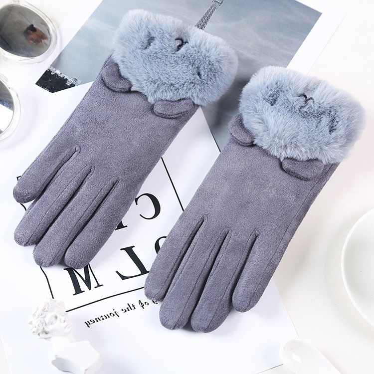 冬季手套女士加绒加厚防风防寒保暖骑电动车触屏可爱麂皮绒冬天,服饰配件/皮带/帽子/围巾,手套,淘宝优惠券,粉丝福利购,淘宝优惠卷