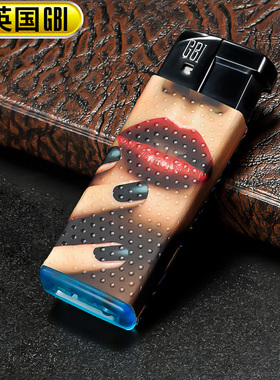 大船GBI防风打火机一次性时尚创意个性潮抖音网红同款可充气防爆