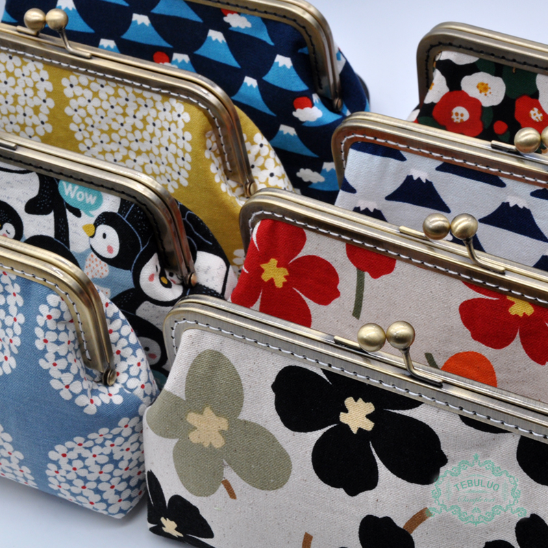 清新斜挎复古女手机包