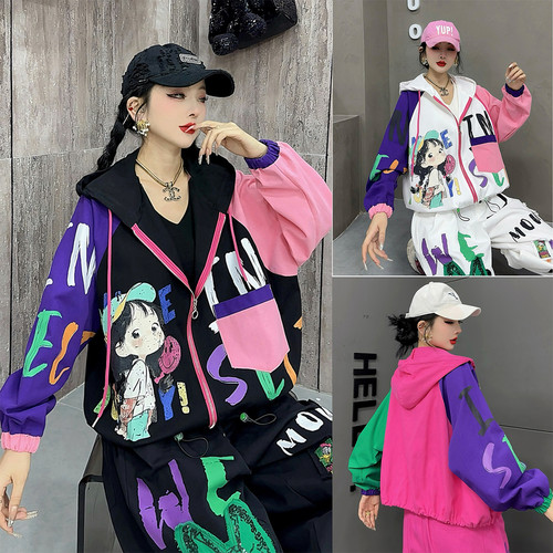 2026新款小个子连帽短款夹克女