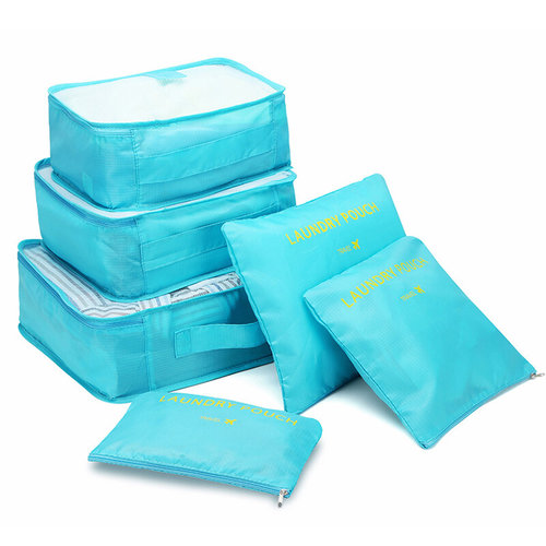 传枫旅行收纳六件套旅游衣物整理袋 拉杆箱衣服整理收纳包CF-006