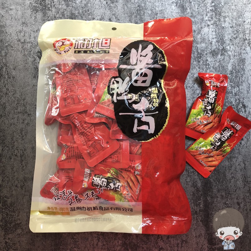 初旭鸭舌头独立装卤味温州特产