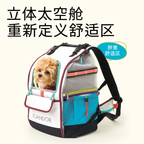 韩国iCANDOR宠物外出双肩背包