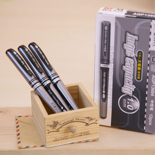 包邮晨光AGP13604中性水笔 1.0mm大笔画粗字签字笔/笔芯AGR67017