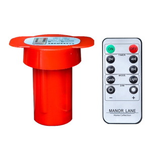 灯笼伴侣配套LED灯新年春节大红灯笼专用遥控灯免插电电池款过年