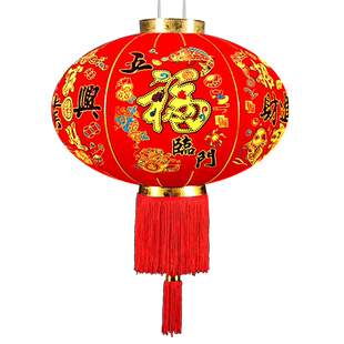 马年2026新款挂饰遥控大红灯笼灯户外阳台宫灯免插电池款大门装饰