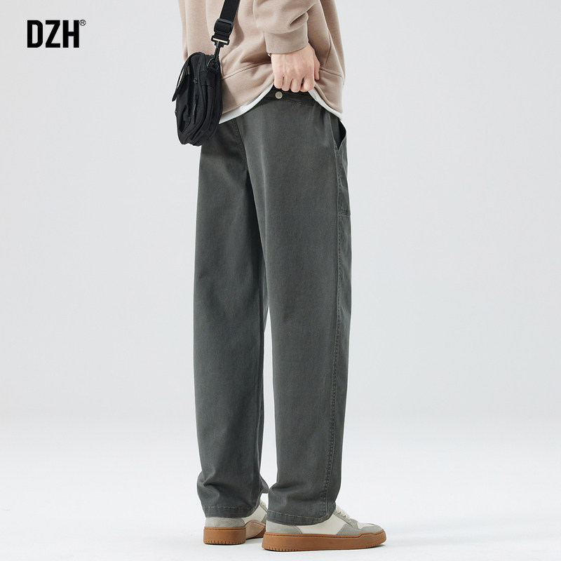 男士休闲裤子男款美式高街2026新款秋季直筒裤宽松百搭工装裤潮牌
