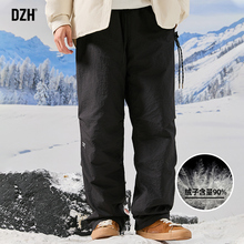 户外运动休闲裤 男外穿冬季 男士 鸭绒裤 羽绒裤 男式 男款 子加厚