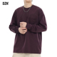 紫色长袖 体恤套头打底衫 t恤男圆领春季 美式 内搭上衣秋衣 新款 男士