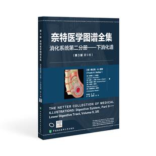 第3版 奈特医学图谱全集 消化系统第二分册 下消化道 9787567925809 第9卷 2025新书