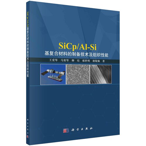 SiCp/Al-Si基复合材料的制备技术及组织性能王爱琴马窦琴柳培郝世明谢敬佩钢铁冶金新技术丛书9787030741615科学出版社