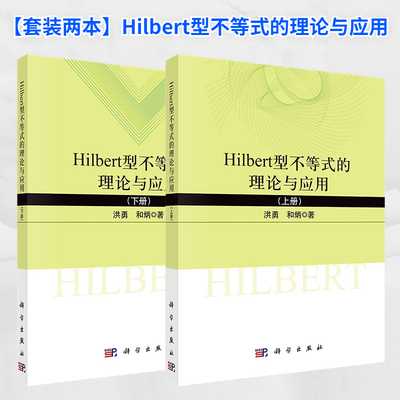 【全2册】Hilbert型不等式的理论与应用.上下册 洪勇，和炳