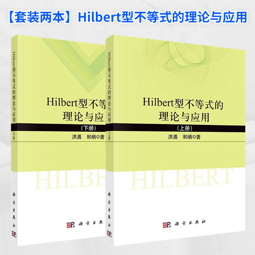 【全2册】Hilbert型不等式的理论与应用.上下册 洪勇，和炳