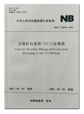 无煤柱自成巷110工法规范(NB/T 10554-2021)