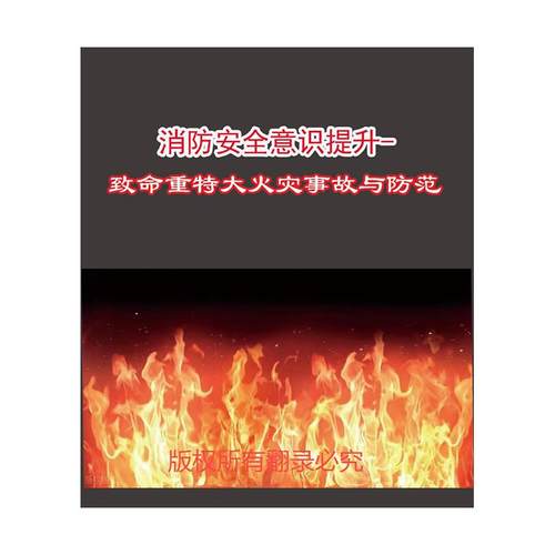 2025年安全月 安全意识提升-致命重特大火灾事故与防范U盘
