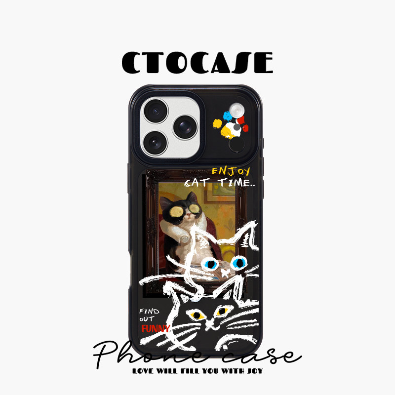 CTOCASE苹果18磁吸壳可斜跨挂绳