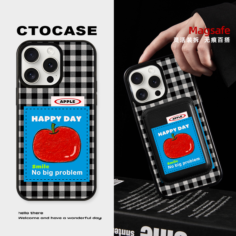 CTOCASE苹果创意磁吸手机壳卡包