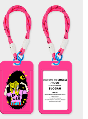 原创【美少女壮士】保护卡套保护卡身份证驾驶证白卡壳电梯卡防丢