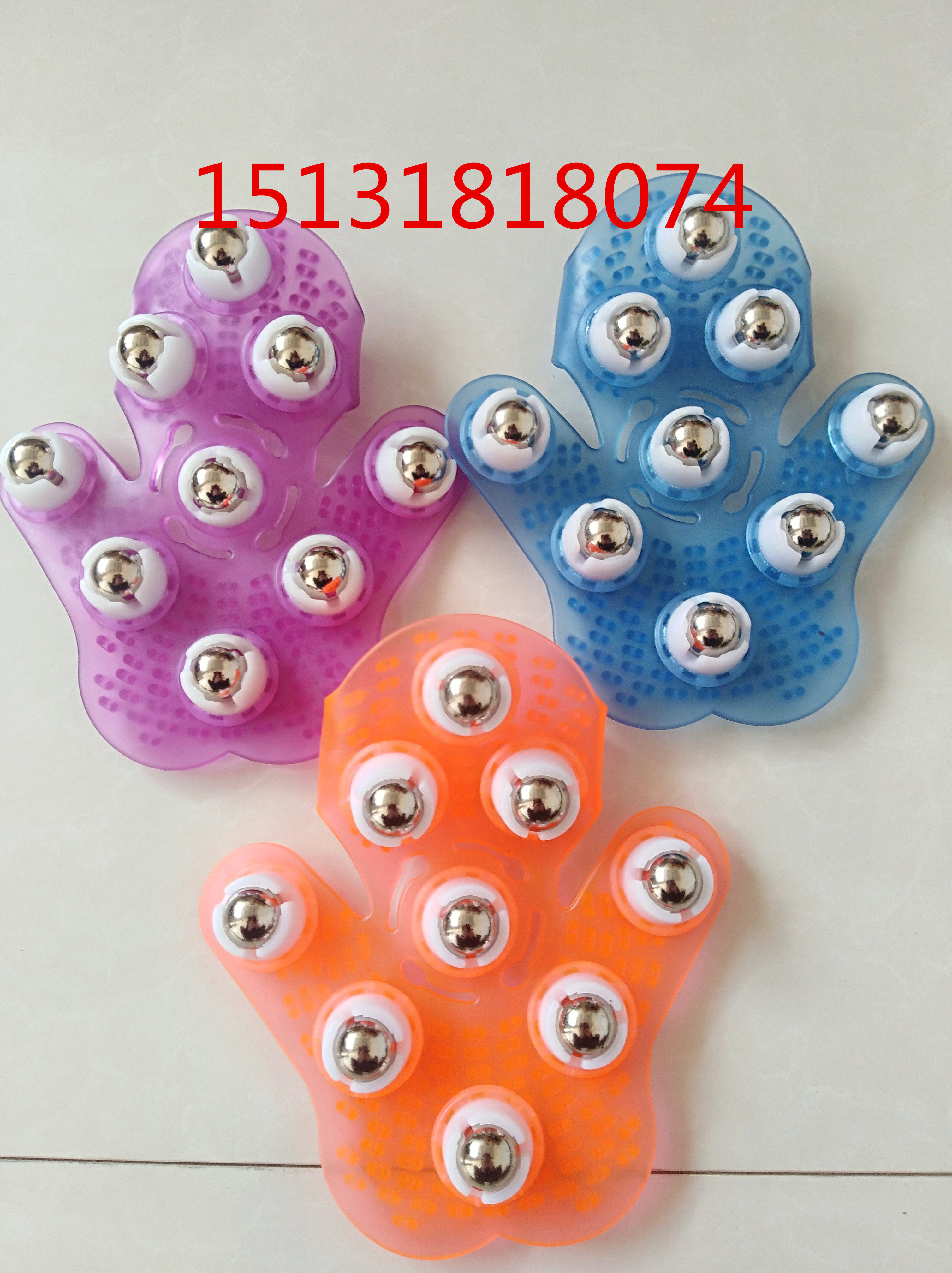 九珠按摩刷钢珠按摩器头部美容刷