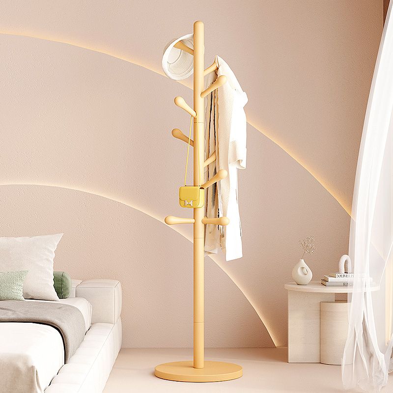 落地奶油风衣帽架客厅卧室家用