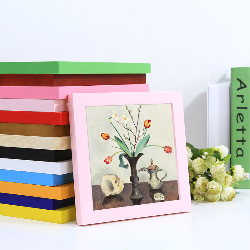 Square solid wood Wall hanging Photo frame 33 38 50 60cm Soft Card Lens Rice paper Calligraphy and paintings Mounting Framein the Home accessories , Frame/Frames  category - from Buy2taobao.com to provide professional Taobao agent buy service