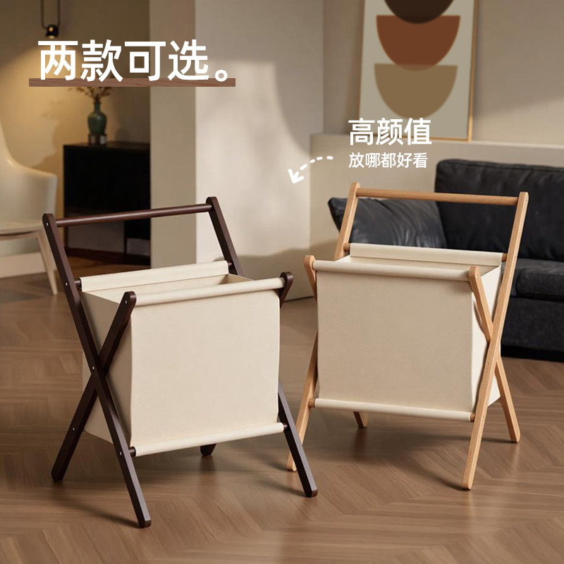 实木大容量衣服收纳衣帽架落地式图片