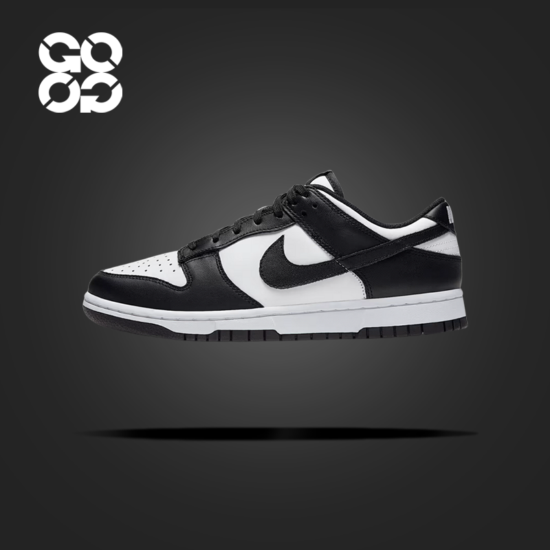 GOGO球鞋Nike Dunk"White/Black"熊猫皮革经典低帮板鞋DD1503-101,运动鞋new,板鞋,淘宝优惠券,粉丝福利购,淘宝优惠卷