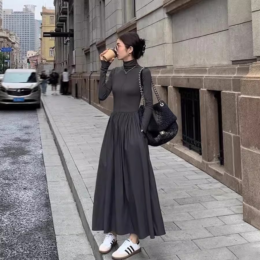 新款气质高级感修身显瘦内搭长裙