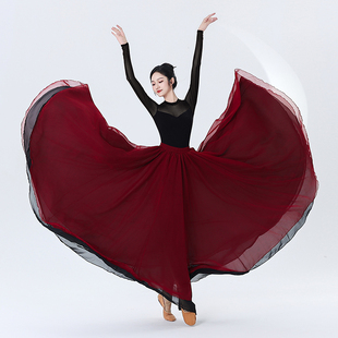 古典现代爵士舞跳舞蹈表演服性感长裙钢管舞练功服艺考形体服套装