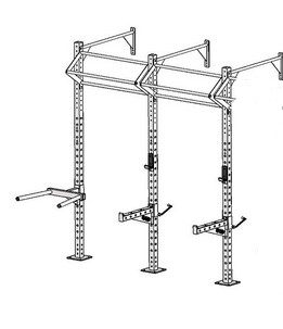 体能训练综合多功能深蹲靠墙