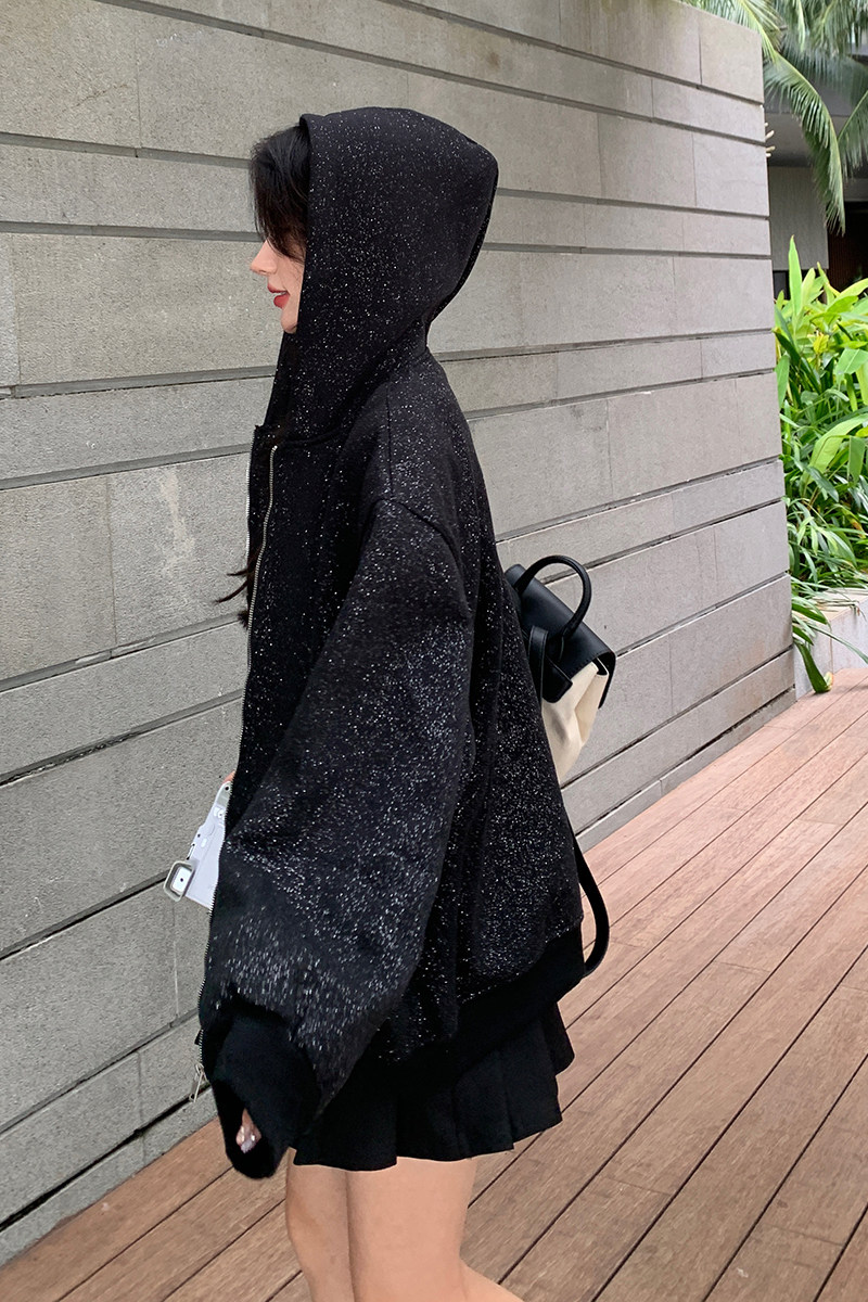 2026年秋定制撒金面料卫衣2C066-3001-P145-K208,女装卫衣/绒衫,2C066