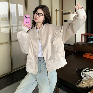 2026年秋款韩版棒球服外套女2C066-BQ001-P110-K158图片