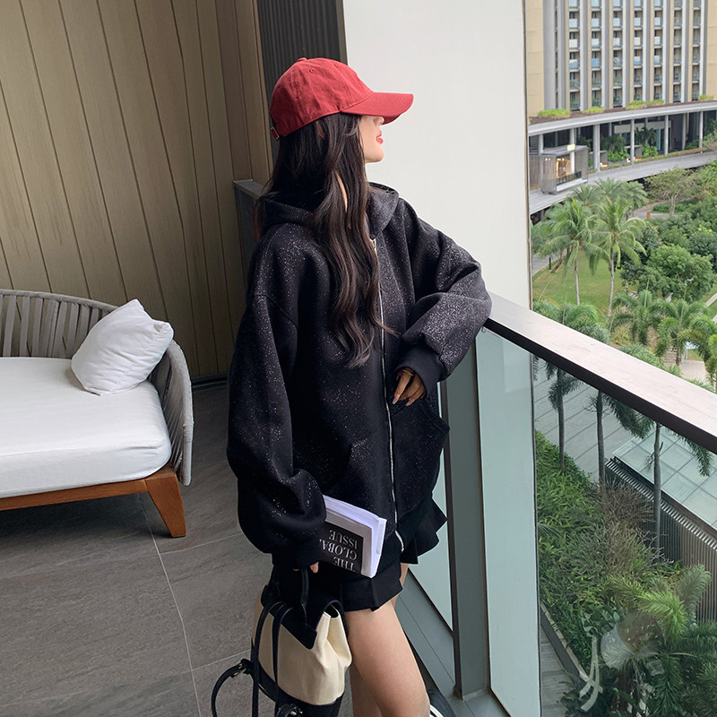 2026年秋定制撒金面料卫衣2C066-3001-P145-K208,女装卫衣/绒衫,2C066