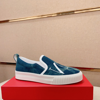 印花单鞋男透气牛津鞋