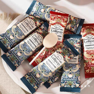 结婚喜糖唯口爱莫里斯椰奶味棒棒糖硬糖儿童休闲解馋小零食伴手礼