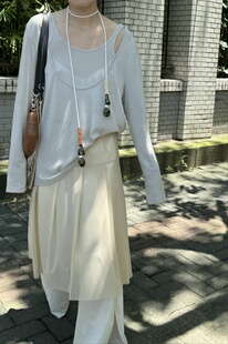 【赵露思同款】PIECE MIND设计师品牌秋冬假两件长袖针织上衣