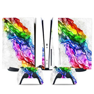 PS5贴纸 PS5贴膜全机身保护贴彩贴 PS5手柄贴外贸中性款